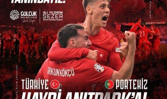 Başkan Sezer Gölcüklüleri milli heyecanı birlikte yaşamaya davet etti