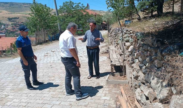 Başkan Ünlü, alt yapı çalışmalarını denetledi