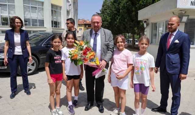 Başkan Yalım çevreci projelere destek vermeye devam ediyor