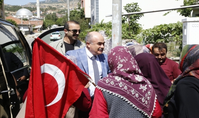 Bayat'ta vatandaşlar Vali Dağlı'dan doğalgaz altyapısı için destek istedi