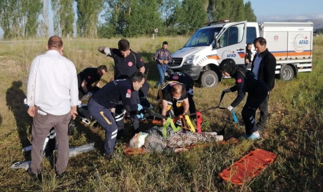 Bayburt'ta trafik kazası: 6 yaralı