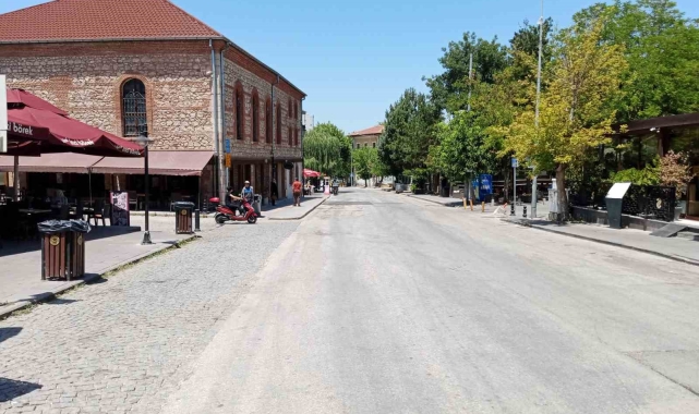 Bayram sonrasında Odunpazarı'nda sokaklar boş kaldı
