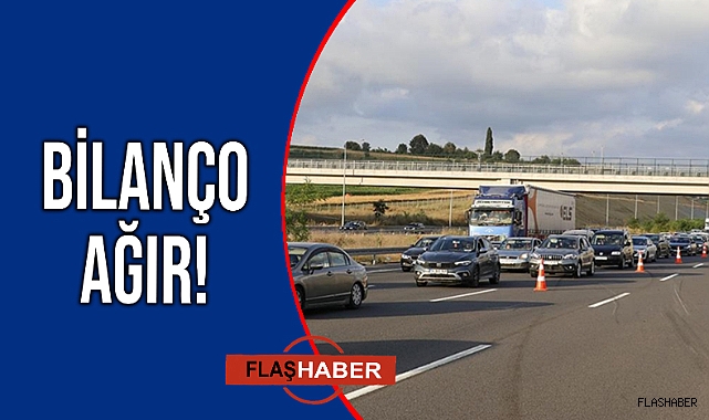 BAYRAM TATİLİNDEKİ TRAFİK KAZALARINDA KAÇ KİŞİ ÖLDÜ ?