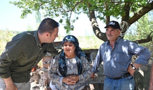 Bayramda evi yanan ailenin yaralarını Büyükşehir saracak