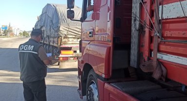 Beyşehir'de orman emvallerini taşıyan araçlara yönelik denetimler