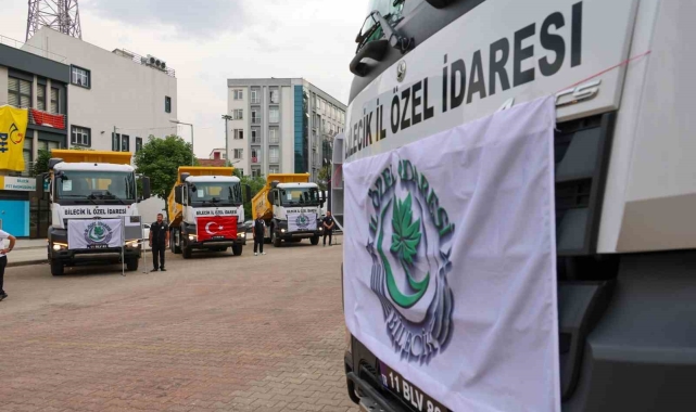 Bilecik İl Özel İdaresinin araç filosuna yenileri eklendi