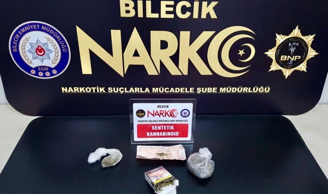 Bilecik'te alkollü şahıs kendi kendini ele verdi