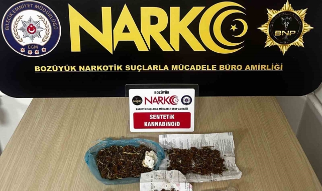 Bilecik'te düzenlenen uyuşturucu operasyonunda 2 şüpheli suçüstü yakalanırken 1'i tutuklandı