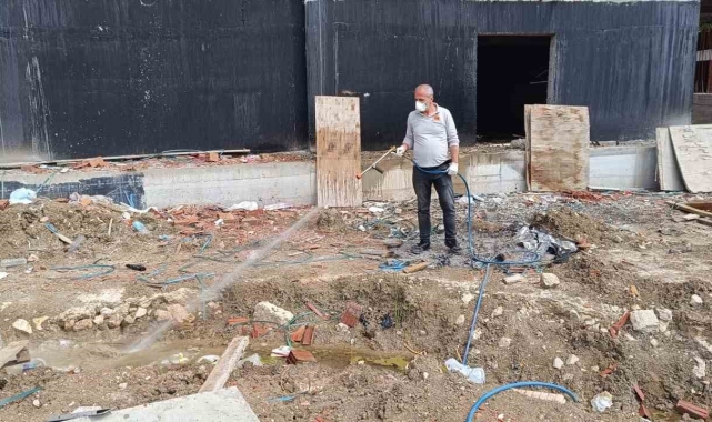 Bilecik'te sağlıklı bir yaz için ilaçlama çalışmaları devam ediyor