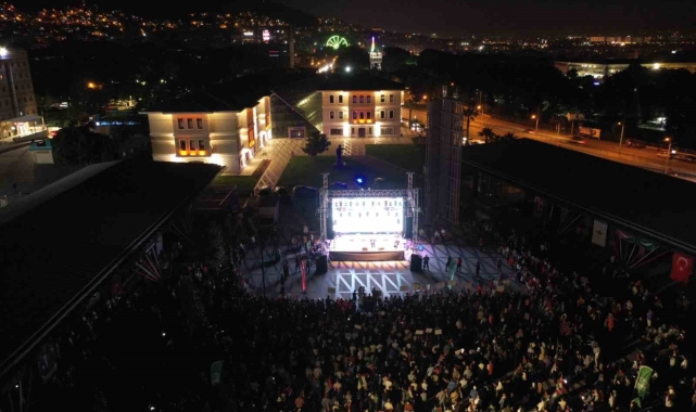 Binlerce Bursalı Filistin için bir araya geldi