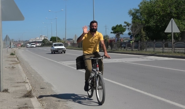 Bisiklet gezgini 7 yılda 126 bin kilometre yol kat ederek Türkiye'yi 9 kez turladı, 10. tura başladı