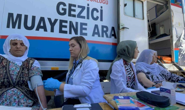 Bitlis'te Kürtçe ve Türkçe anonslu sağlık taraması