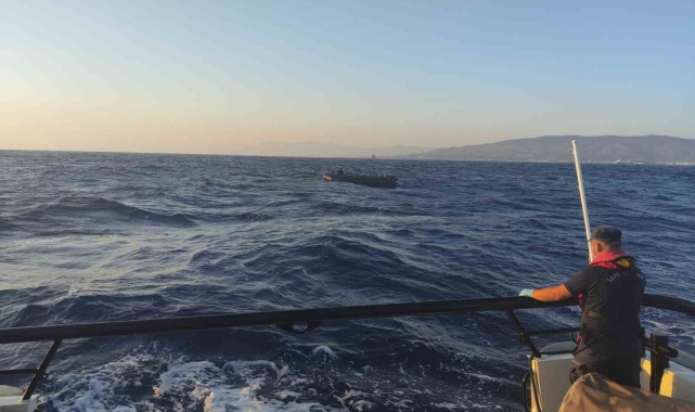 Bodrum'da 57 düzensiz göçmen kurtarıldı, 36'sı yakalandı