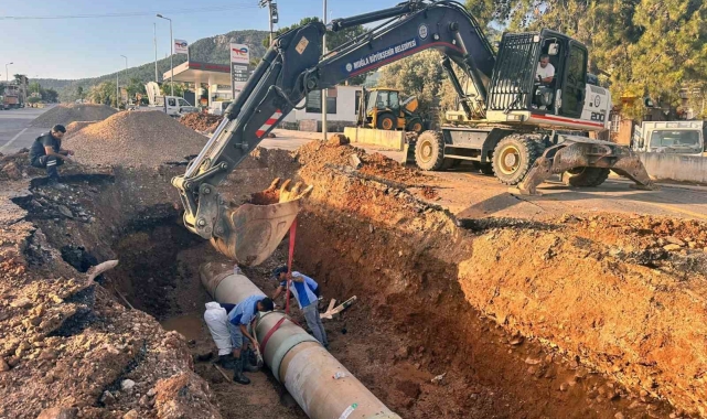 Bodrum'da arızalanan hatlara müdahale sürüyor