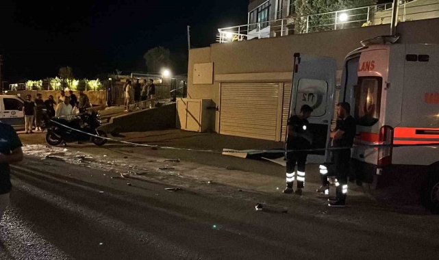 Bodrum&#039;da kamyonet ile motosiklet çarpıştı: 1 ölü