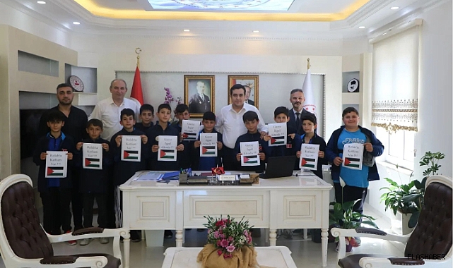 BÖLGE ŞAMPİYONASINDA DERECEYE GİREN SPORCULARDAN KAYMAKAM ALTUN'A ZİYARET!