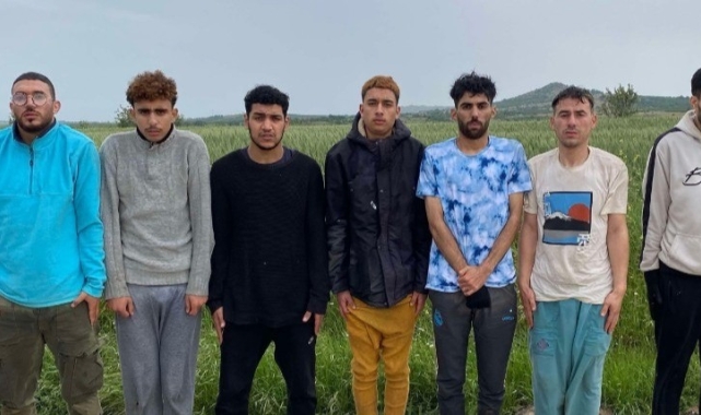 Bulgaristan sınırında 9 göçmen yakalandı