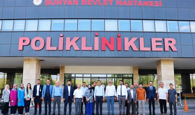 Bünyan'daki sağlık hizmetleri yerinde değerlendirildi