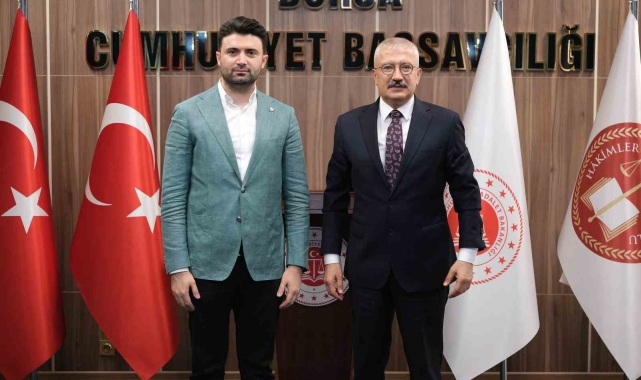 Bursaspor yönetimi Bursa Cumhuriyet Başsavcısı Ramazan Solmaz'ı ziyaret etti