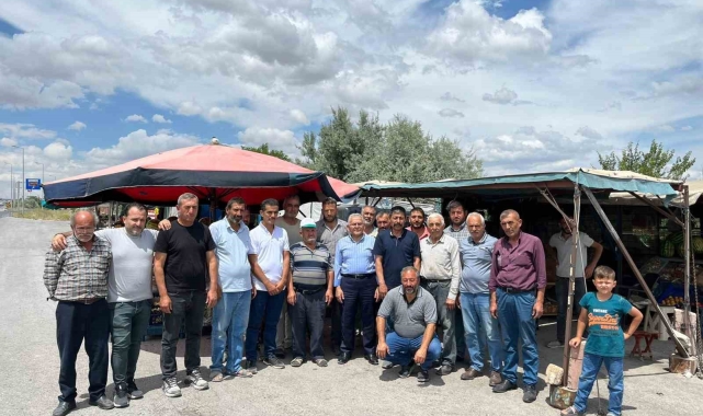 Büyükkılıç, Yemliha'da üreticilerle bir araya geldi