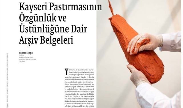 Büyükşehir, Kayseri Pastırması'nın özgünlük ve üstünlüğünü arşiv belgeleriyle ortaya koydu