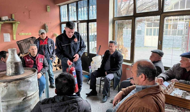 Büyükşehir'den kırsal mahallelerde yangın eğitimi