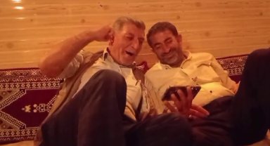 Çadırda milli maç keyfi