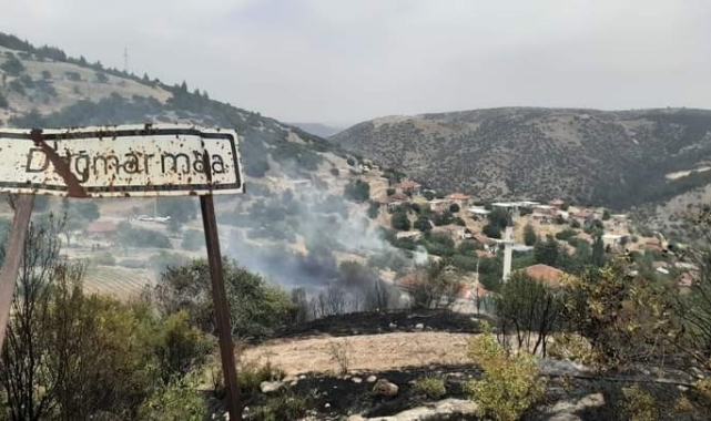 Çal'daki orman yangını kontrol altına alındı