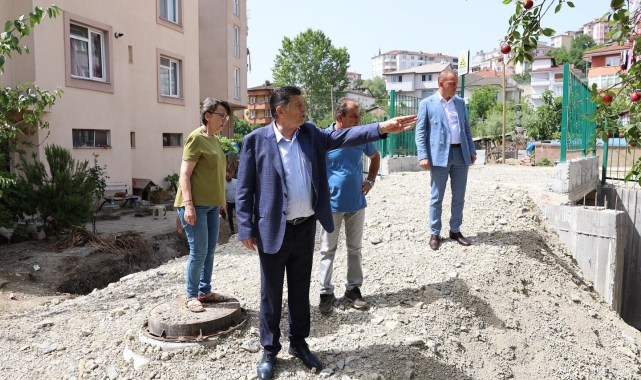 Çalışmaları alanda denetledi