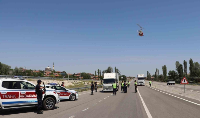 Cayrokopter'li denetimde 287 araç kontrol edildi