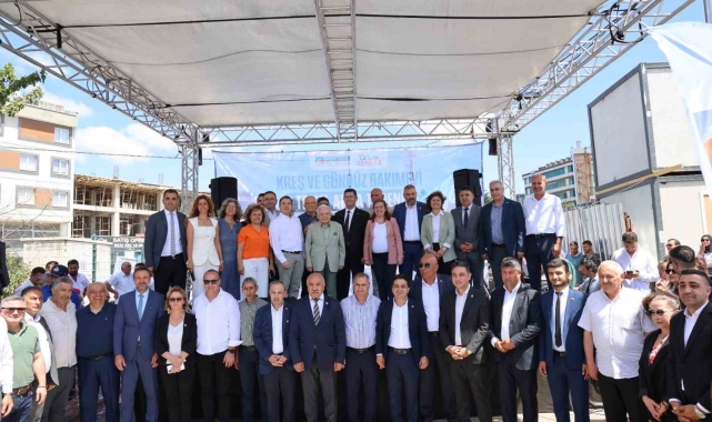 Çekmeköy'ün yeni kreş ve gündüz bakımevinin temeli törenle atıldı
