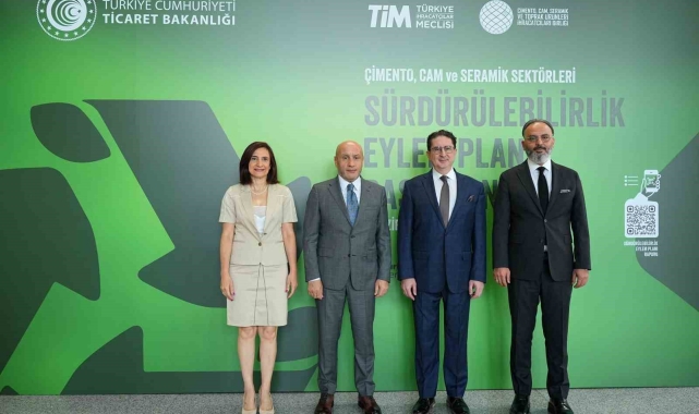 Çimento, cam ve seramik sektörünün sürdürülebilirlik eylem planları açıklandı