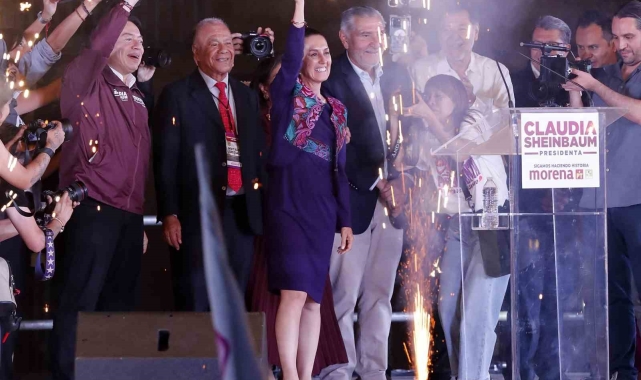 Claudia Sheinbaum, Meksika'nın ilk kadın devlet başkanı oldu