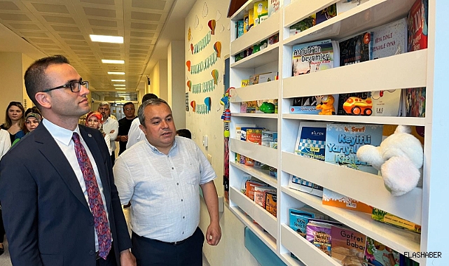 ÇOCUK SERVİSİNE "KORİDOR KÜTÜPHANESİ"
