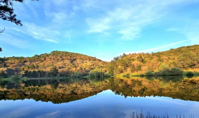 Çorum'un gizli cenneti Hacılarhanı göleti