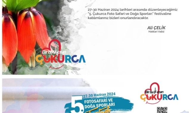 Çukurca 5. Foto Safari ve Doğa Sporları Festivali başlıyor