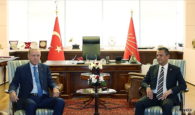 CUMHURBAŞKANI ERDOĞAN'IN, CHP GENEL BAŞKANI ÖZEL'İ ZİYARETİ SONA ERDİ!
