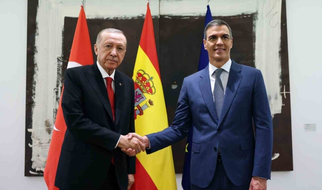 Cumhurbaşkanı Erdoğan, İspanya Başbakanı Sanchez ile görüştü