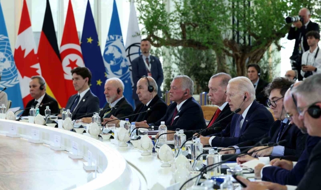 Cumhurbaşkanı Erdoğan'dan G7 ülkelerine "sorunlara daha adil bir yaklaşım" çağrısı
