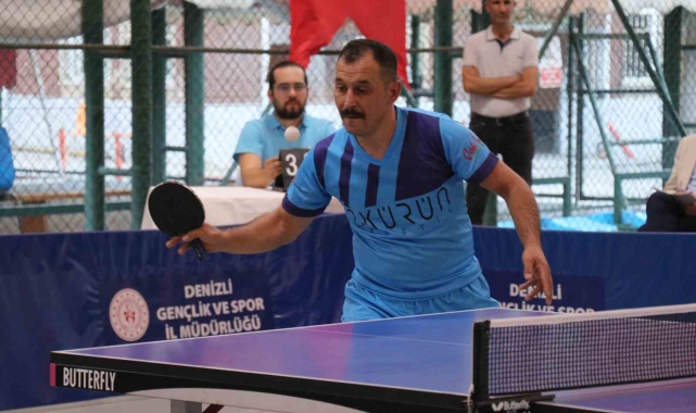 Denizli OSB 5. Masa Tenisi Turnuvası'nın şampiyonu belli oldu