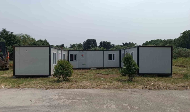 Deprem konteynerleri Gemlik'e geri getirildi