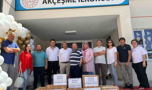 Depremzede çocukların Yaz tatili kitapları Yenişehir'den