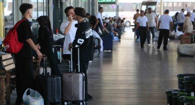 Diyarbakır Otogarı'nda bayram için geliş yoğunluğu başladı, denetimler sıklaştı