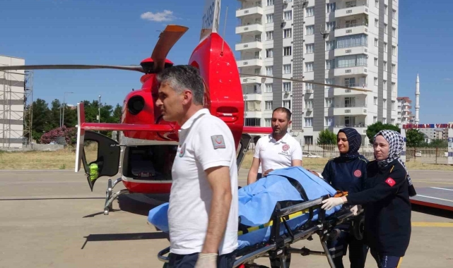 Diyarbakır'da attan düşen şahıs başından yaralandı