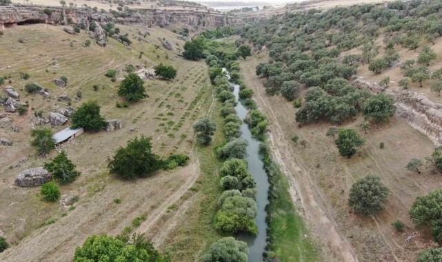 Diyarbakır'da sıcaktan bunalan vatandaşlar sulak ve serin yerleri tercih ediyor