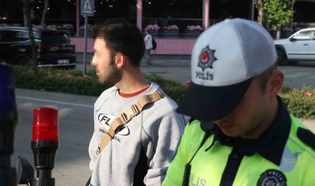 "Dur" ihtarına uymadı motosikleti bağlandı: 7 bin 945 lira ceza yedi