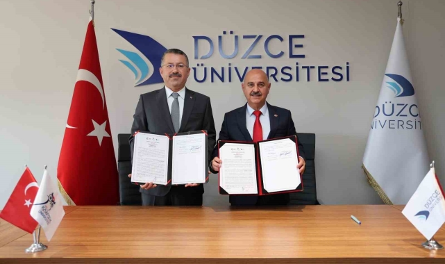 Düzce ve Karabük üniversiteleri iş birliği içinde olacak