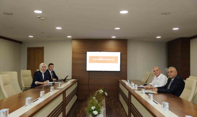 Düzce'ye kurulacak Gümrük Müdürlüğü'nü konuştular