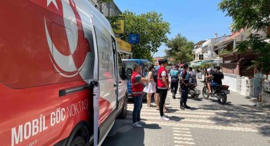 Edirne'de sahil şeridinde düzensiz göçmen denetimi