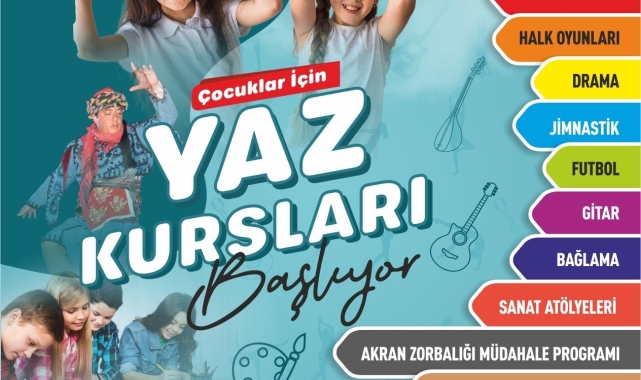 Efeler Belediyesi yaz kursları başlıyor
